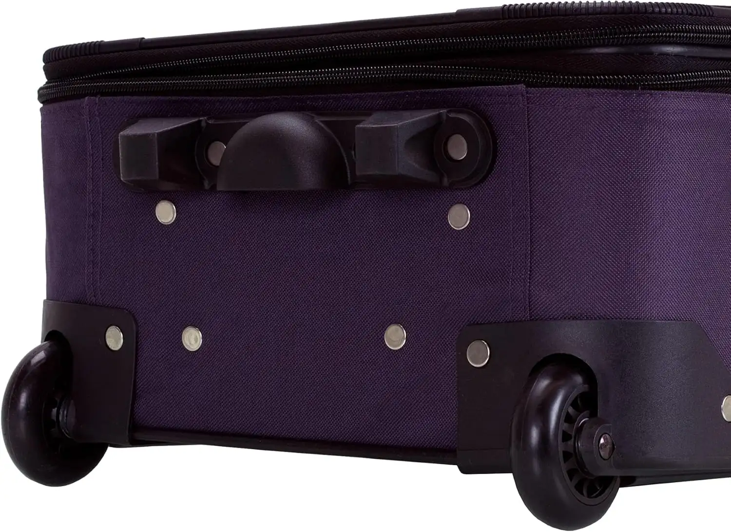 Rockland Fashion Expandable Softside Upright Luggage Set, Purple, 2-Piece (1419) - 71d76biAUAS._AC_SL1500_